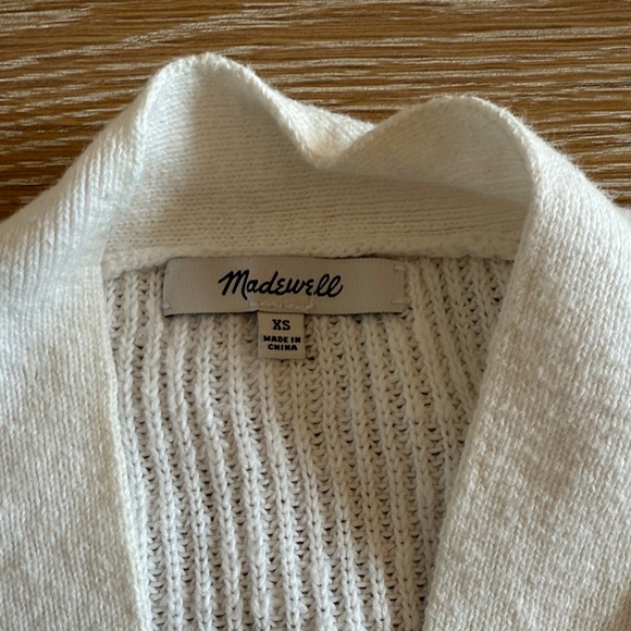 Madewell White Cardigan Sweater - Picture 2 of 5